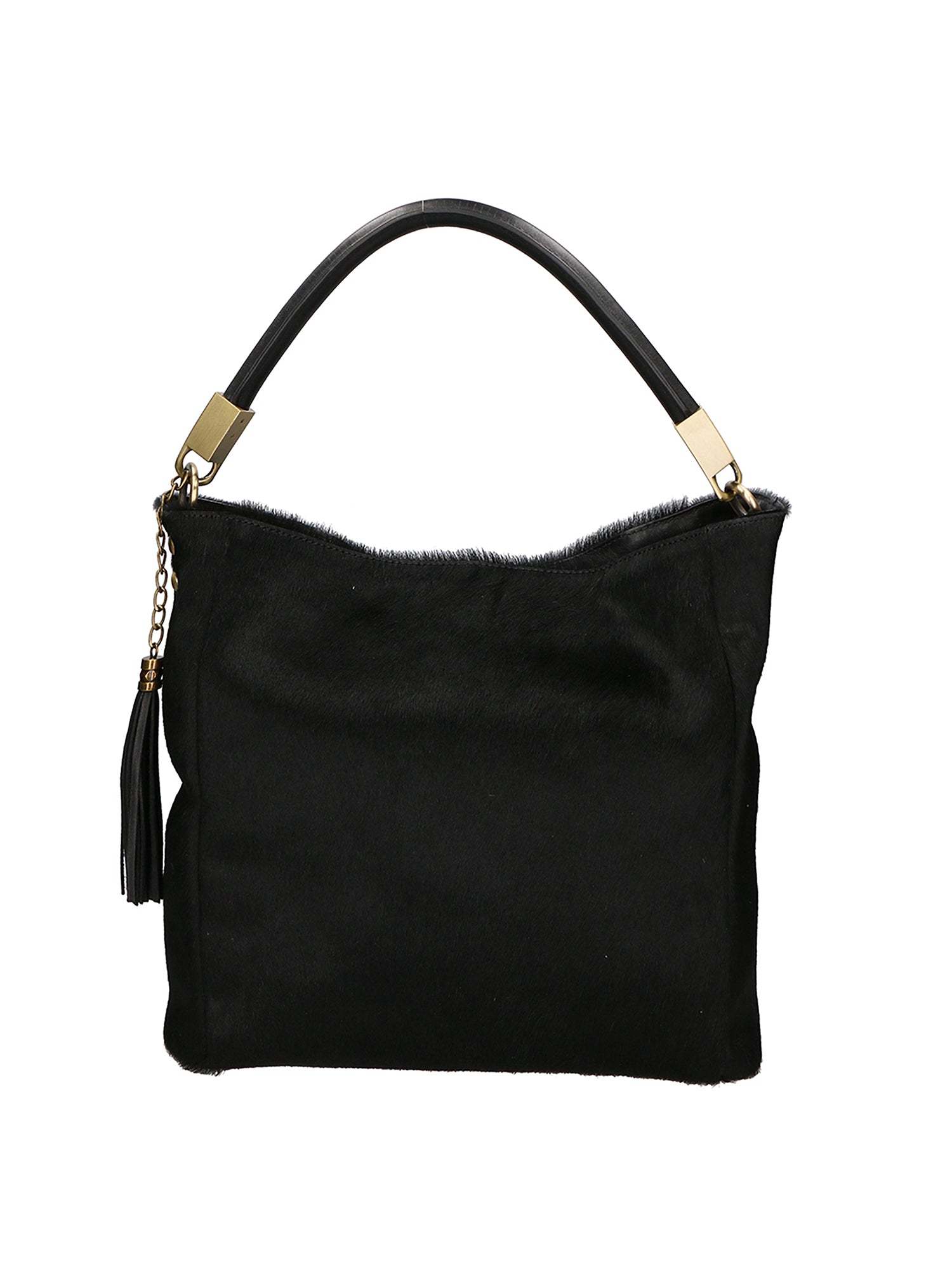 Borsa a spalla da Donna in Vera Pelle | Gave Lux | GLX220547423FBG-NERO
