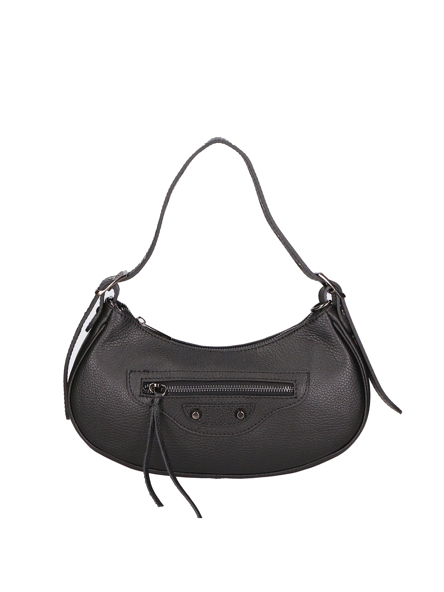 Borsa a spalla da Donna in Vera Pelle | Gave Lux | GLX220654823FBG-NERO
