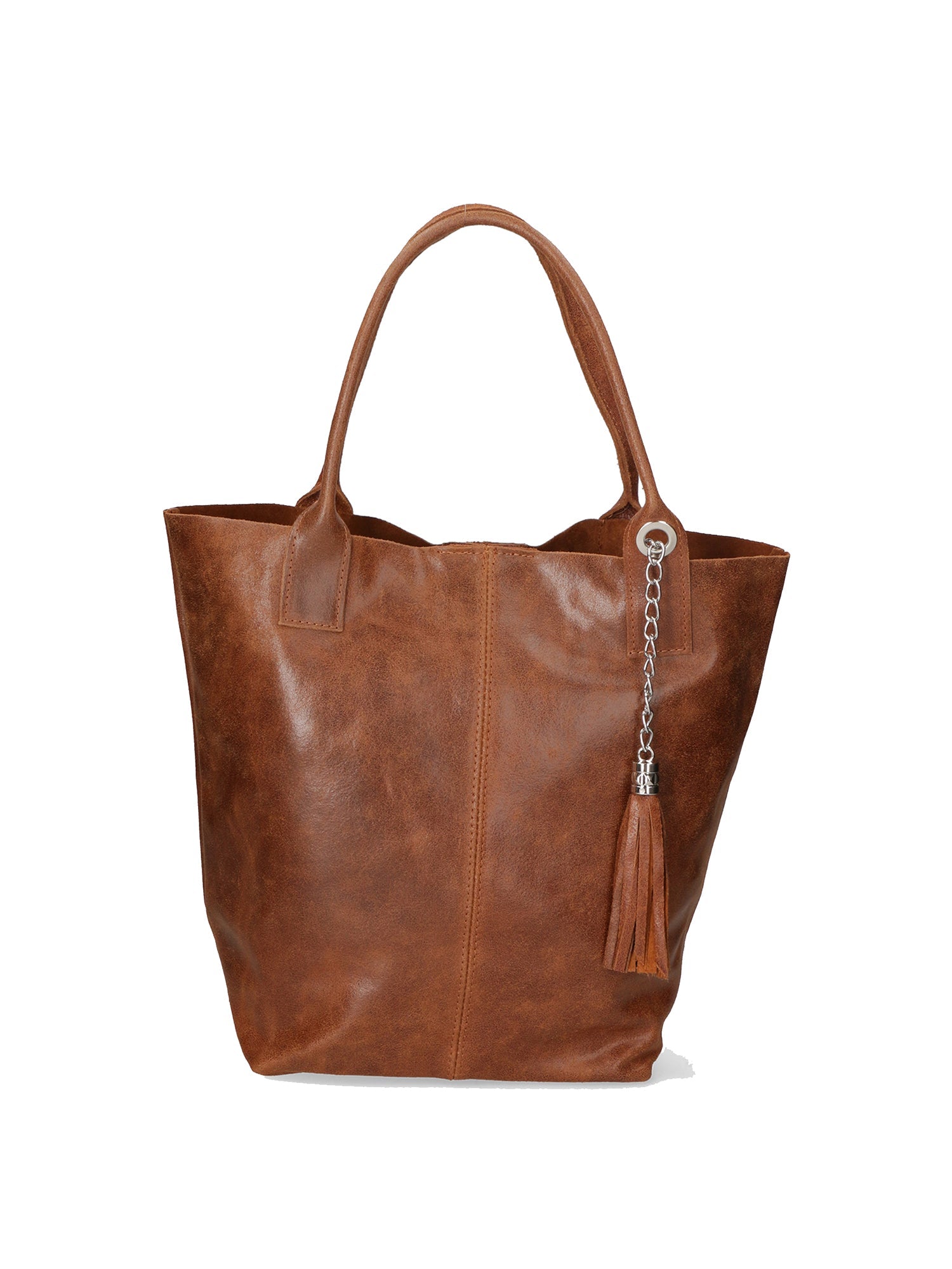Borsa a sacca da Donna in Vera Pelle | Gave Lux | GLX22519023FBG-041_MARRONE