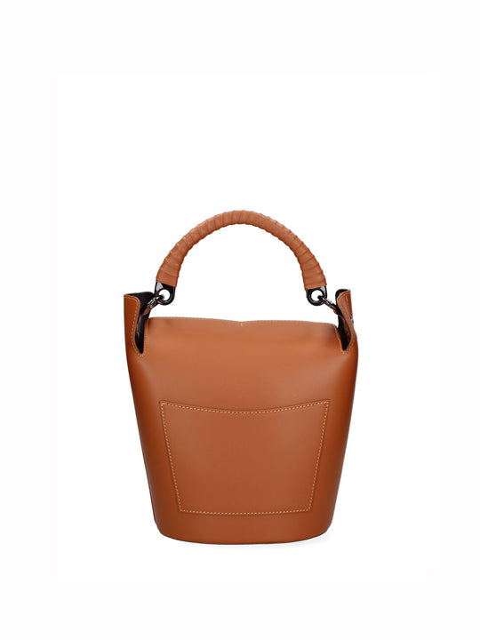 Damen-Beuteltasche aus echtem Leder