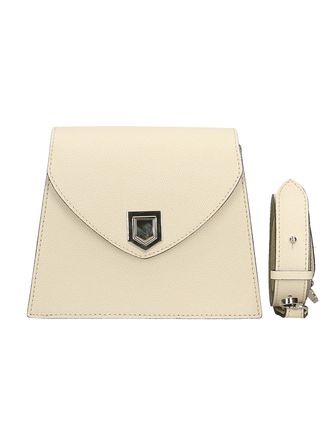 Borsa a spalla da Donna in Vera Pelle | Gave Lux | GLX2219384223FBG-BEIGE