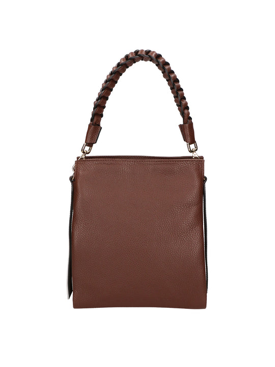 Borsa a mano da Donna in Vera Pelle | gave lux | GLX220687423FBG-D223_CIOCCOLATO