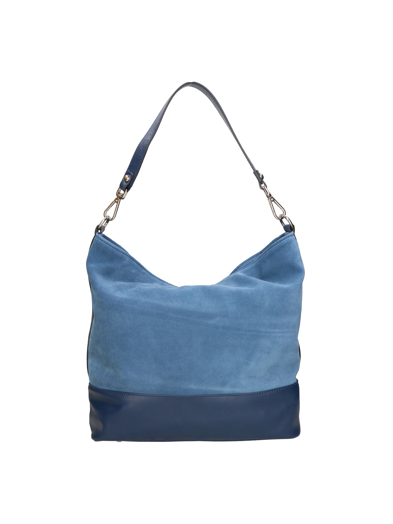 Borsa a spalla da Donna in Vera Pelle | Gave Lux | GLX220596023FBG-25_BLU_JEANS_24_BLU_JEANS