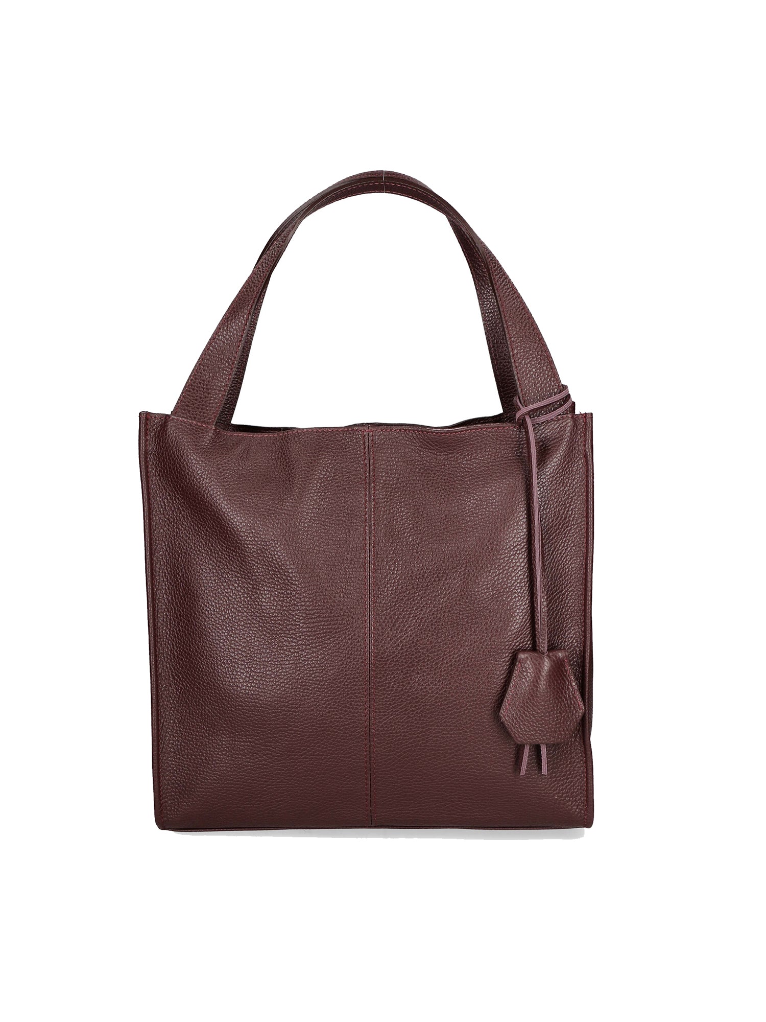 borsa a spalla da Donna in Vera Pelle | Gave Lux | GLX22331223FBG-D54_BORDO_SCURO_DARK_BORDEAUX
