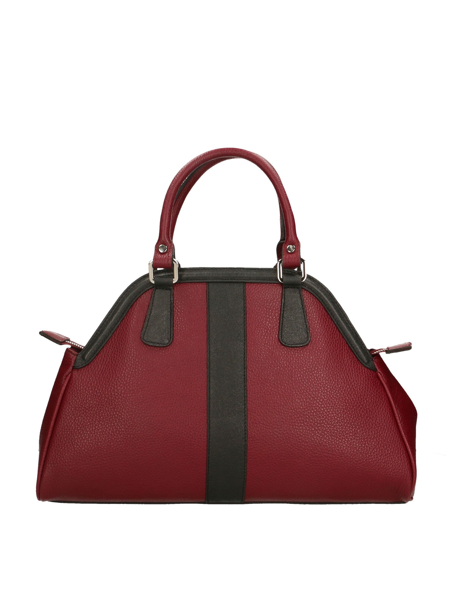 Borsa a mano da donna In Vera pelle | Gave Lux | GLX22671023FBG-BORDO+NERO