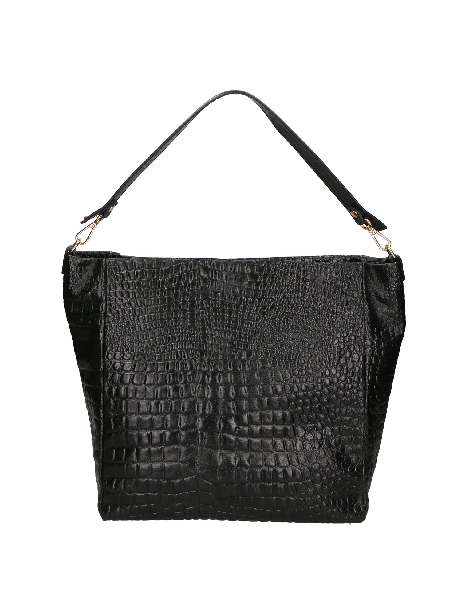 Borsa a spalla da Donna in Vera Pelle | gave lux | GLX220650023FBG-019_NERO