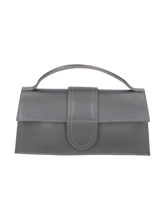 Borsa a mano da Donna in Vera Pelle | Gave Lux | GLX220651623FBG-GRIGIO