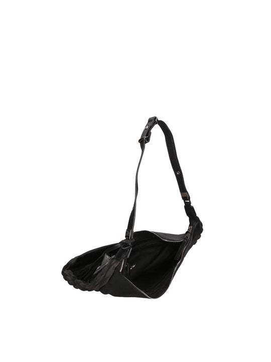 Borsa a spalla da donna Misto nylon e pelle