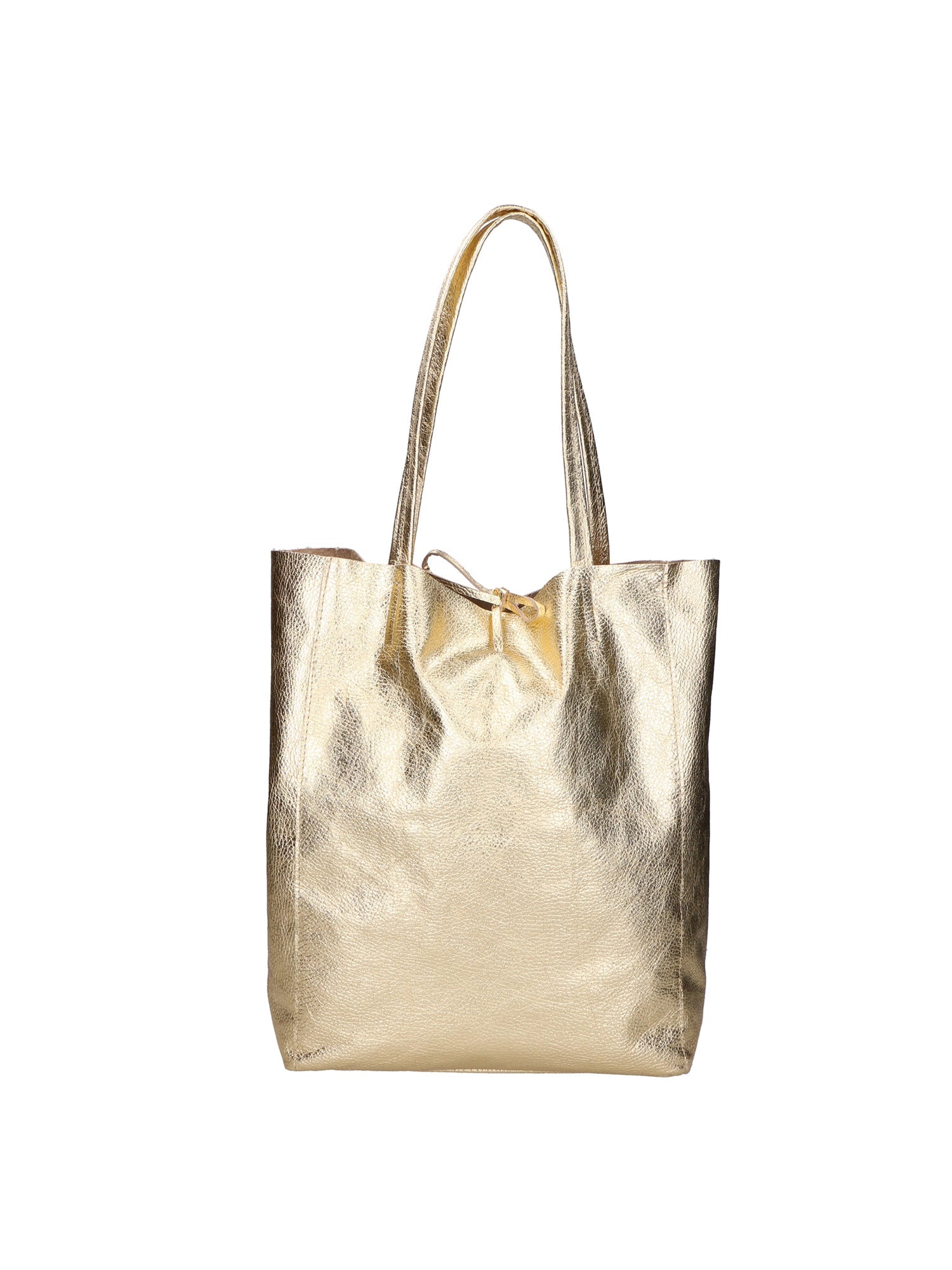 Borsa a spalla da Donna in Vera Pelle | Gave Lux | GLX220592123FBG-DL64_ORO