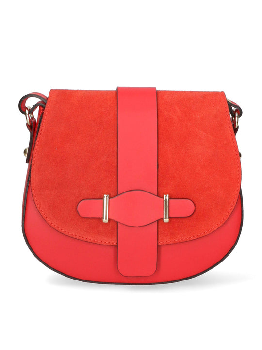 Borsa a tracolla da Donna in Vera Pelle | Gave Lux | GLX221003623FBG-L130_ROSSO_SCURO