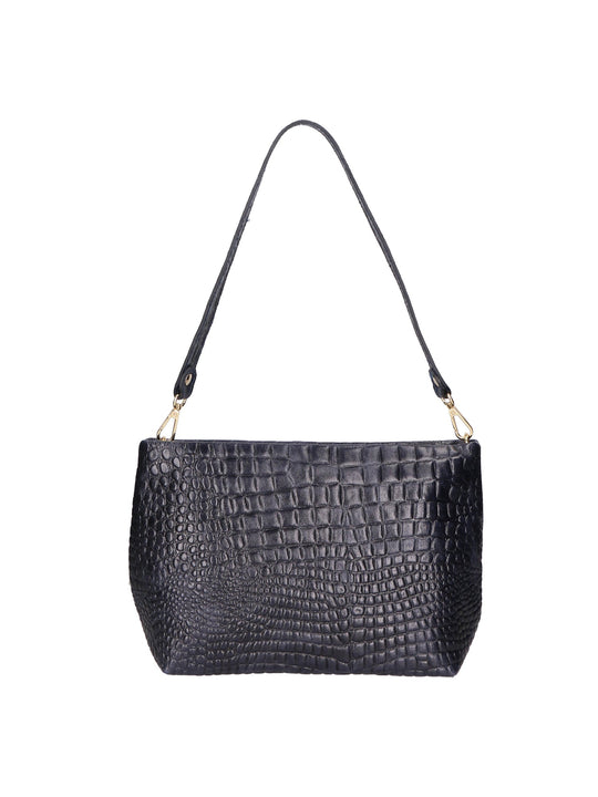 Borsa a spalla da Donna in Vera Pelle | Gave Lux | GLX220649823FBG-013_BLU_NAVY