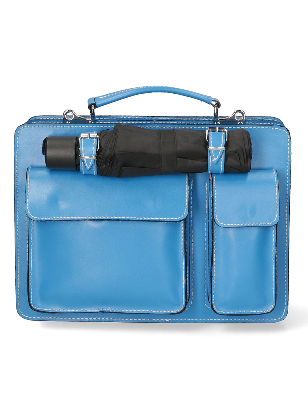 Borsa da lavoro Unisex in Vera Pelle | Gave Lux | GLX22700623FBG-TURCHESE