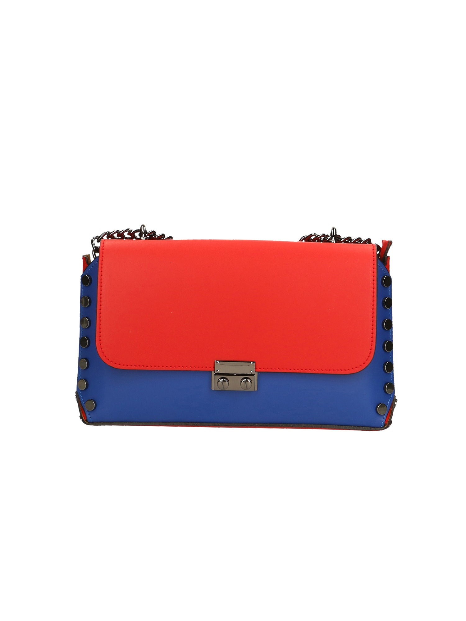 Borsa a tracolla da donna In Vera pelle | gave lux | GLX22864123FBG-BLU+ROSSO