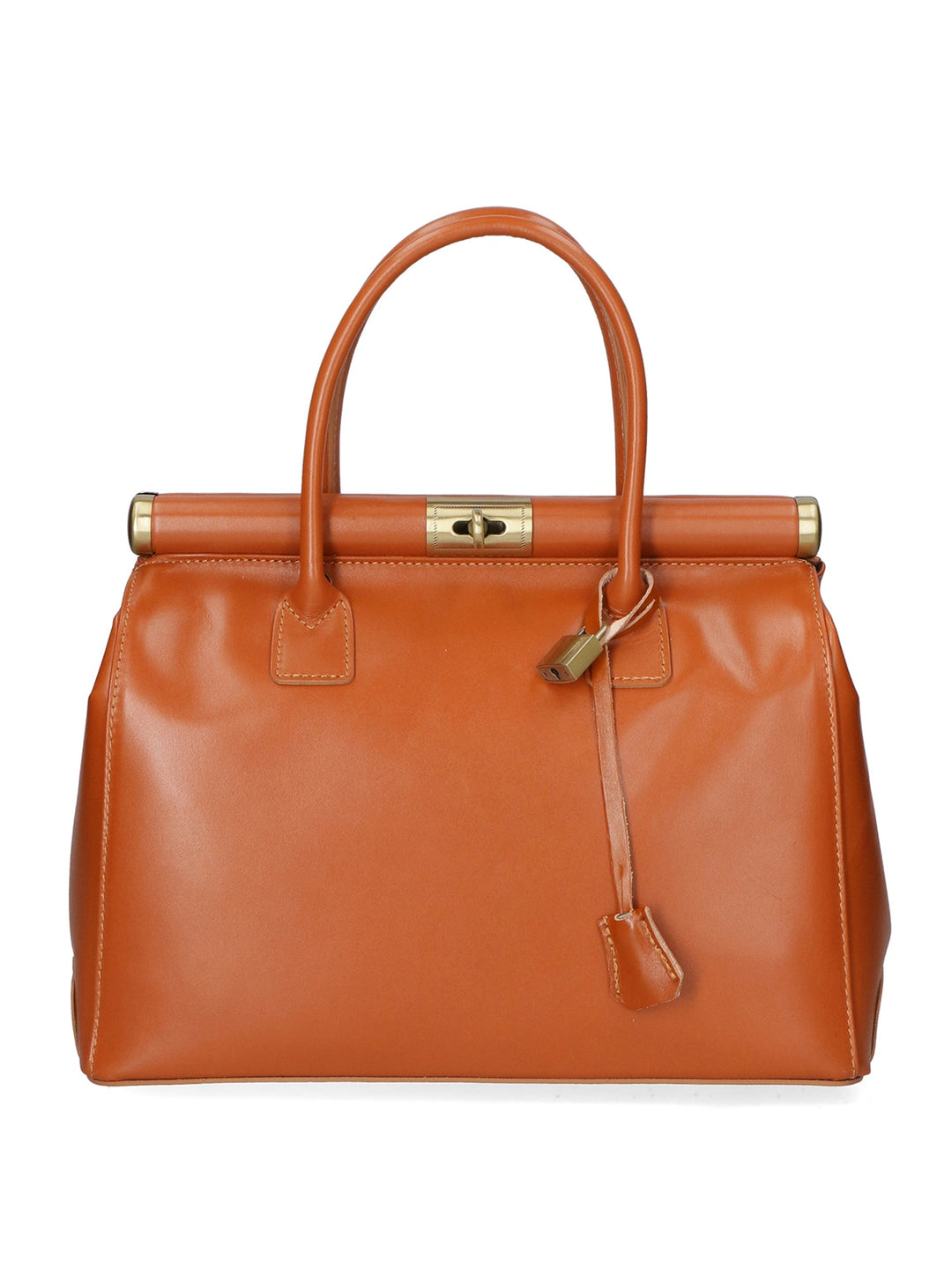 borsa a mano da Donna in Vera Pelle | Gave Lux | GLX22910623FBG-CUOIO_COGNAC
