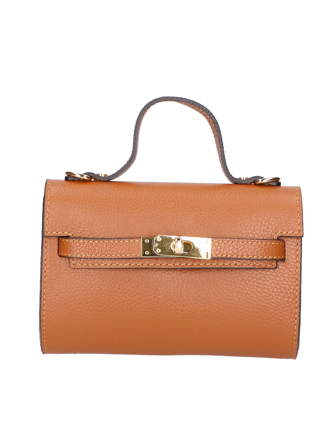 pochette da Donna in Vera Pelle | Gave Lux | GLX220652523FBG-D17_CUOIO_SCURO