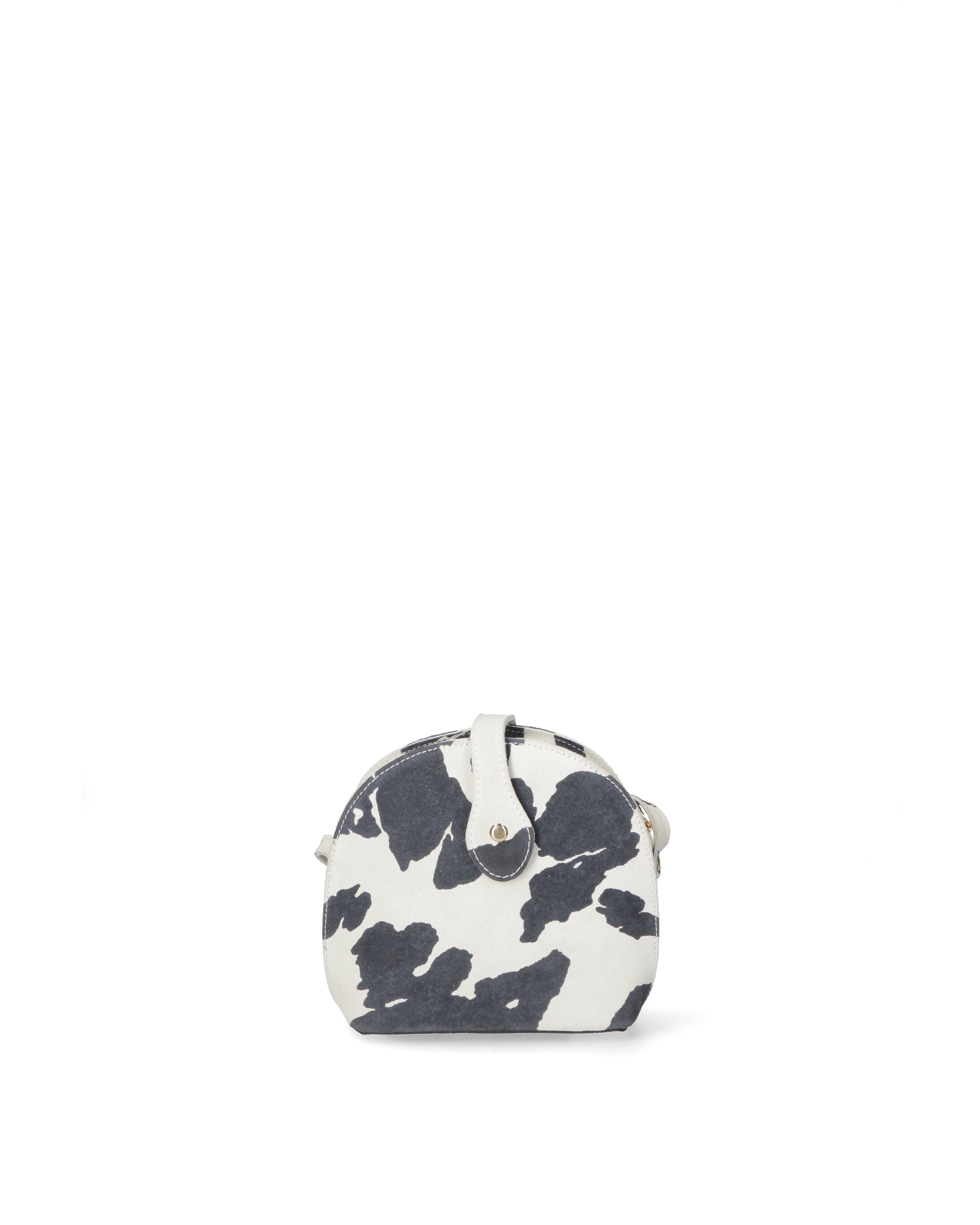 Borsa a tracolla da donna In Vera pelle | Gave Lux | GLX2253007323FBG-MUCCA_BIANCO+NERO