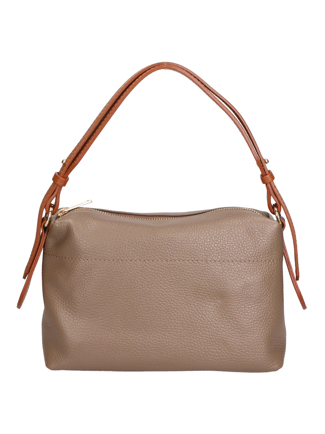 borsa a spalla da Donna in Vera Pelle | gave lux | GLX220667423FBG-D40_TAUPE_+D17_CUOIO
