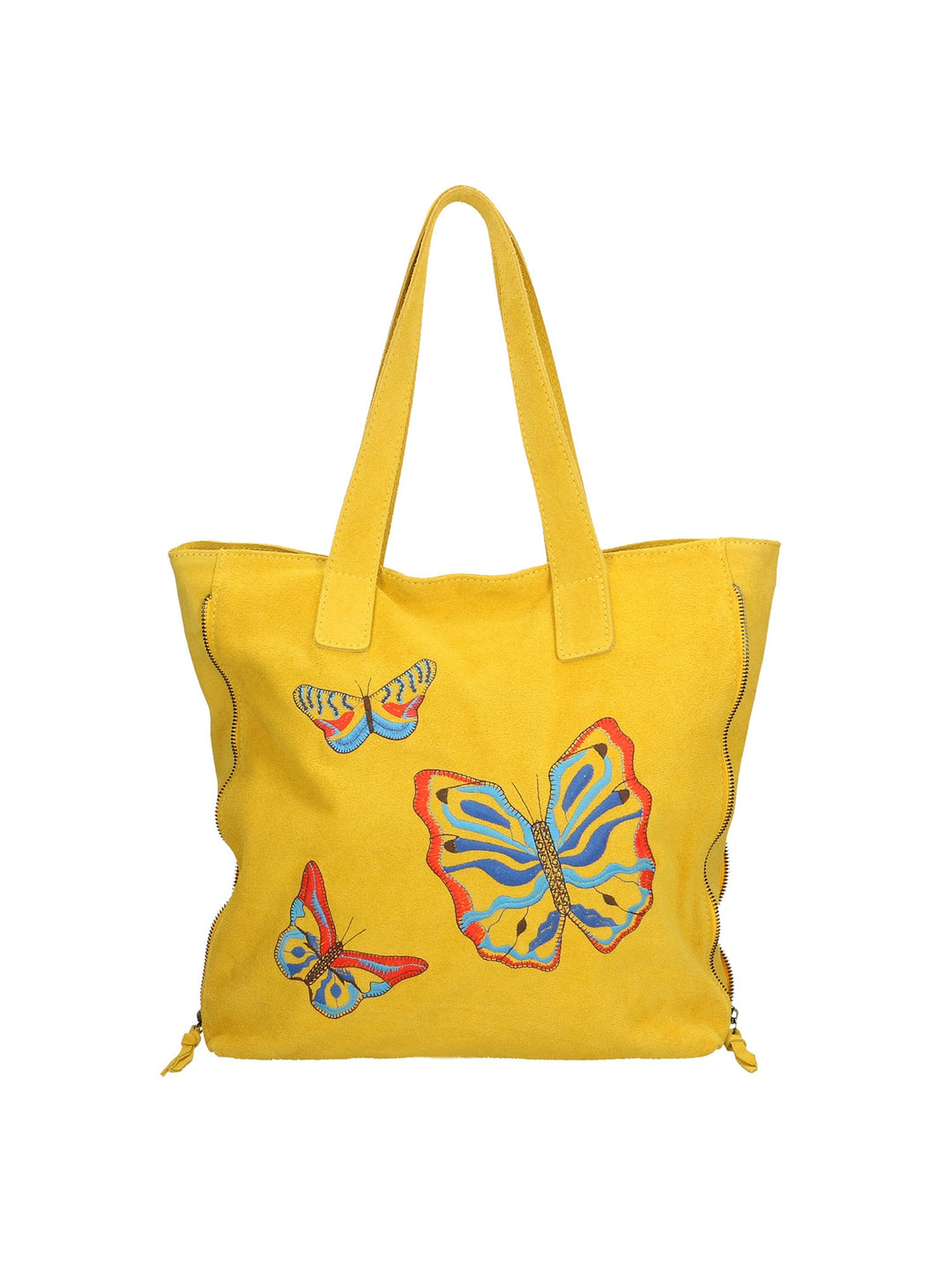Borsa a spalla da Donna in Vera Pelle | Gave Lux | GLX22862023FBG-GIALLO_YELLOW
