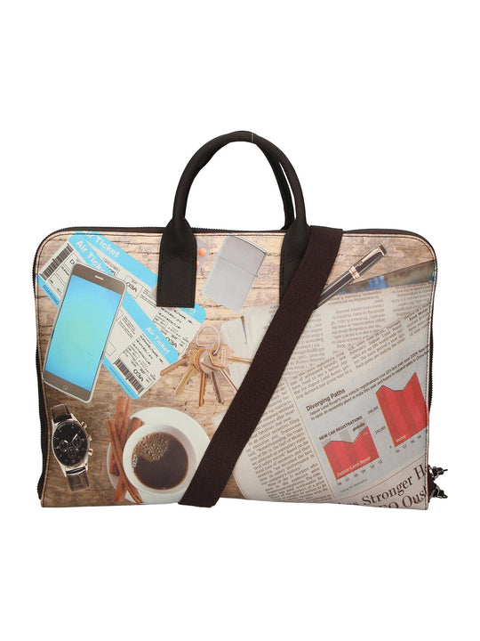 Michela Unisex-Handtasche aus echtem Leder