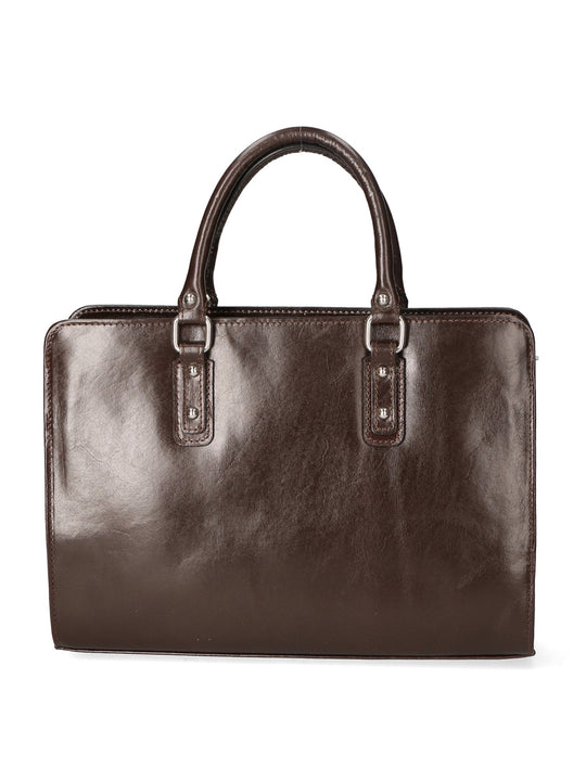 borsa a mano da Donna in Vera Pelle | Gave Lux | GLX22904723FBG-TMORO_DARK_BROWN