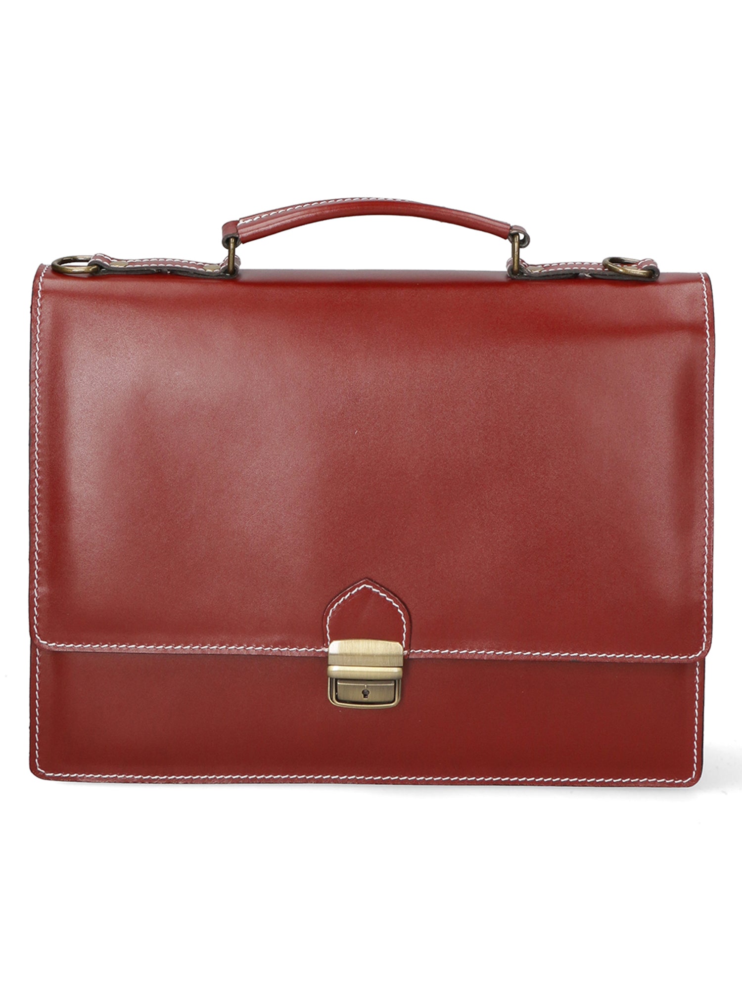 Borsa da lavoro Unisex in Vera Pelle | Gave Lux | GLX22700323FBG-ROSSO