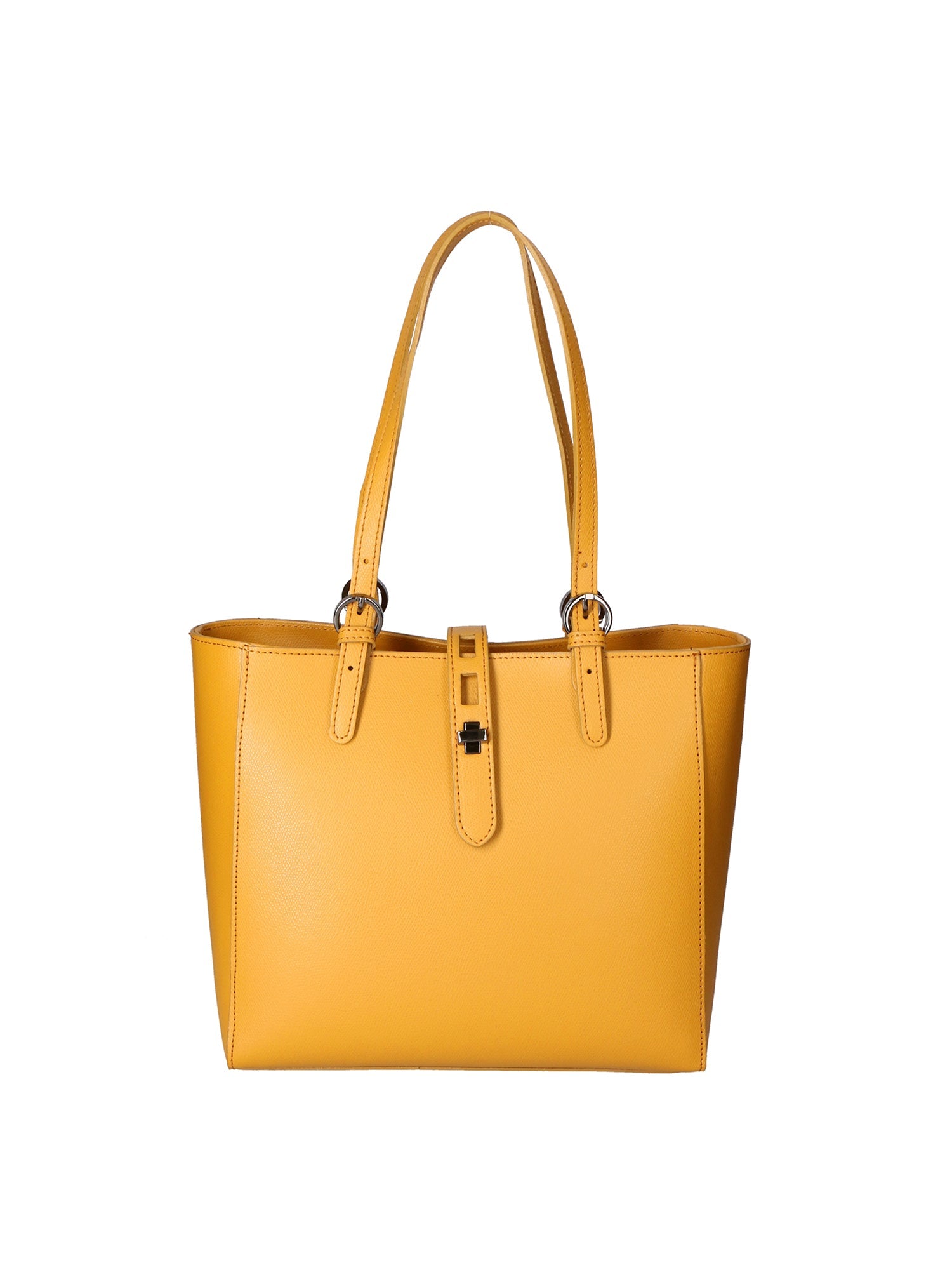 Borsa a spalla da Donna in Vera Pelle | Gave Lux | GLX220541523FBG-PL36_SENAPE