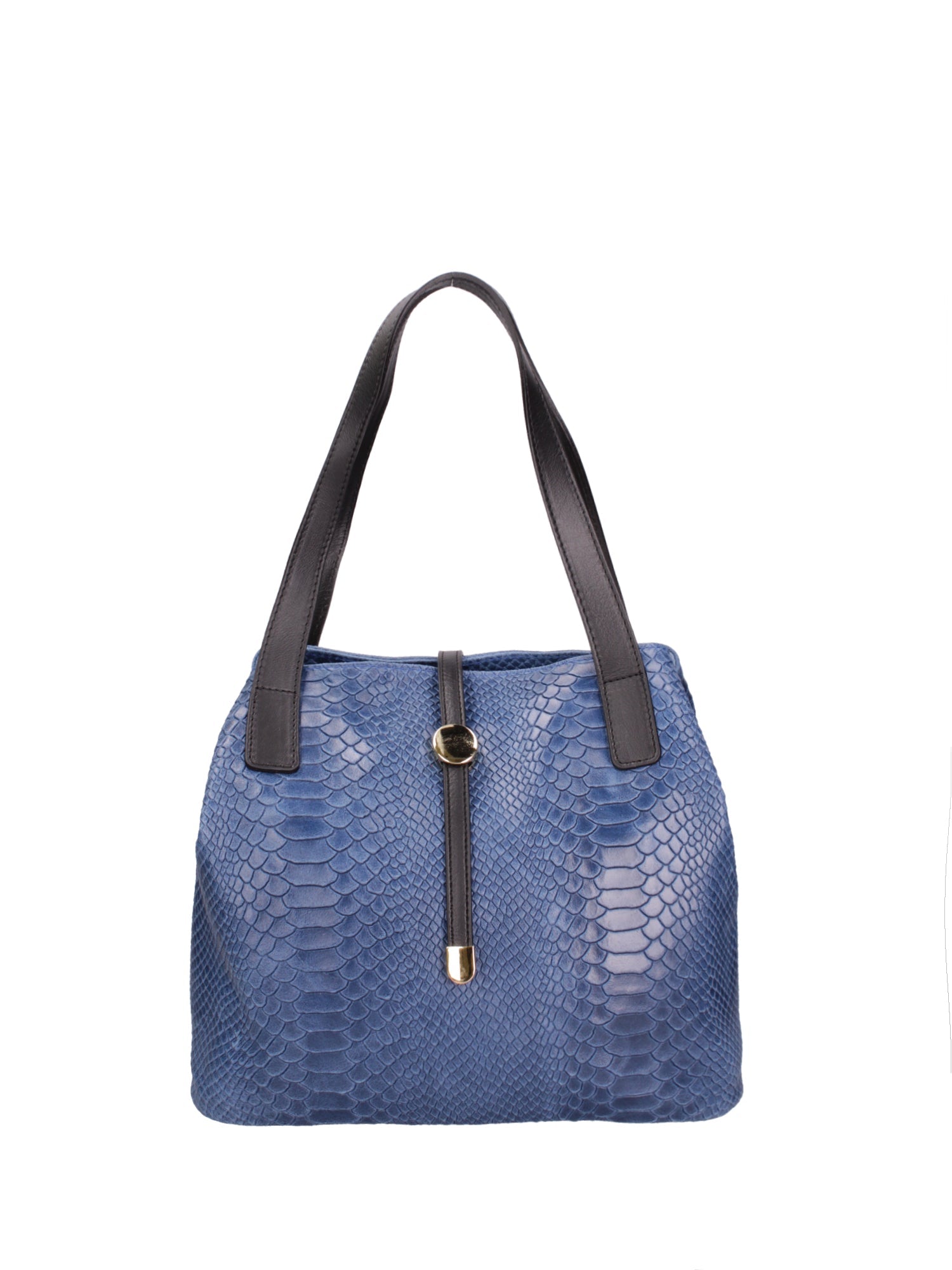 Borsa a mano da Donna in Vera Pelle | Gave Lux | GLX22527623FBG-012_BLU_JEANS