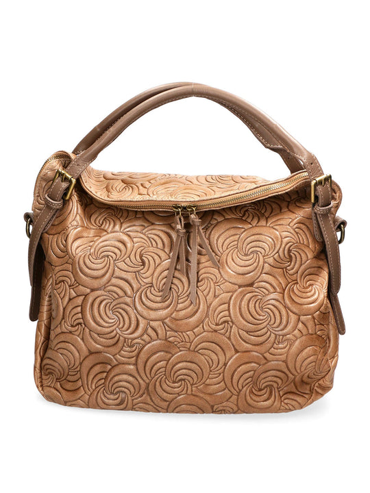 borsa a mano da Donna in Vera Pelle | Gave Lux | GLX228001423FBG-009_TAUPE_SCURO