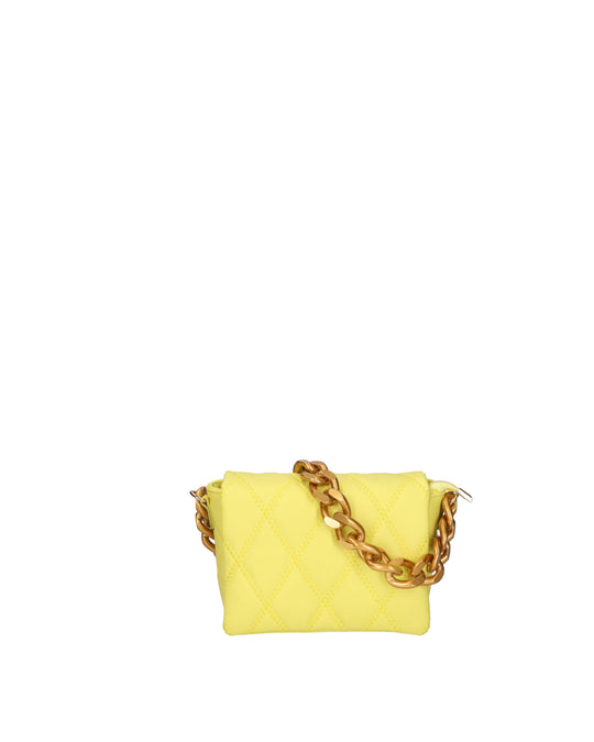 Borsa a mano da donna In Vera pelle | Gave Lux | GLX220643623FBG-S84_LIMONE