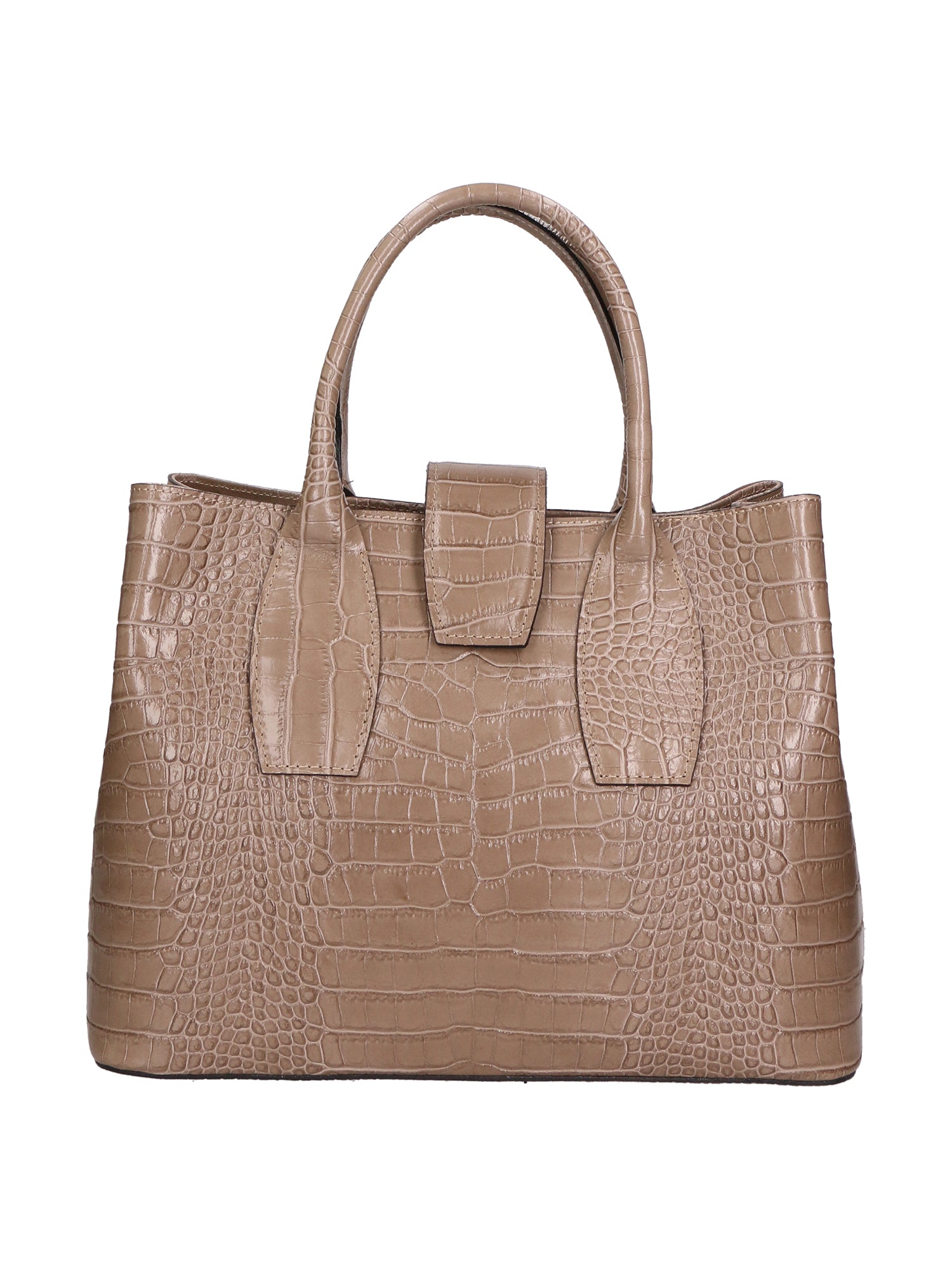 Borsa a mano da Donna in Vera Pelle | Gave Lux | GLX220654223FBG-TAUPE_SCURO
