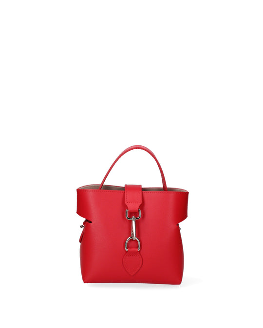 Borsa a mano da donna In Vera pelle | Gave Lux | GLX220738023FBG-PL58_ROSSO_FUOCO