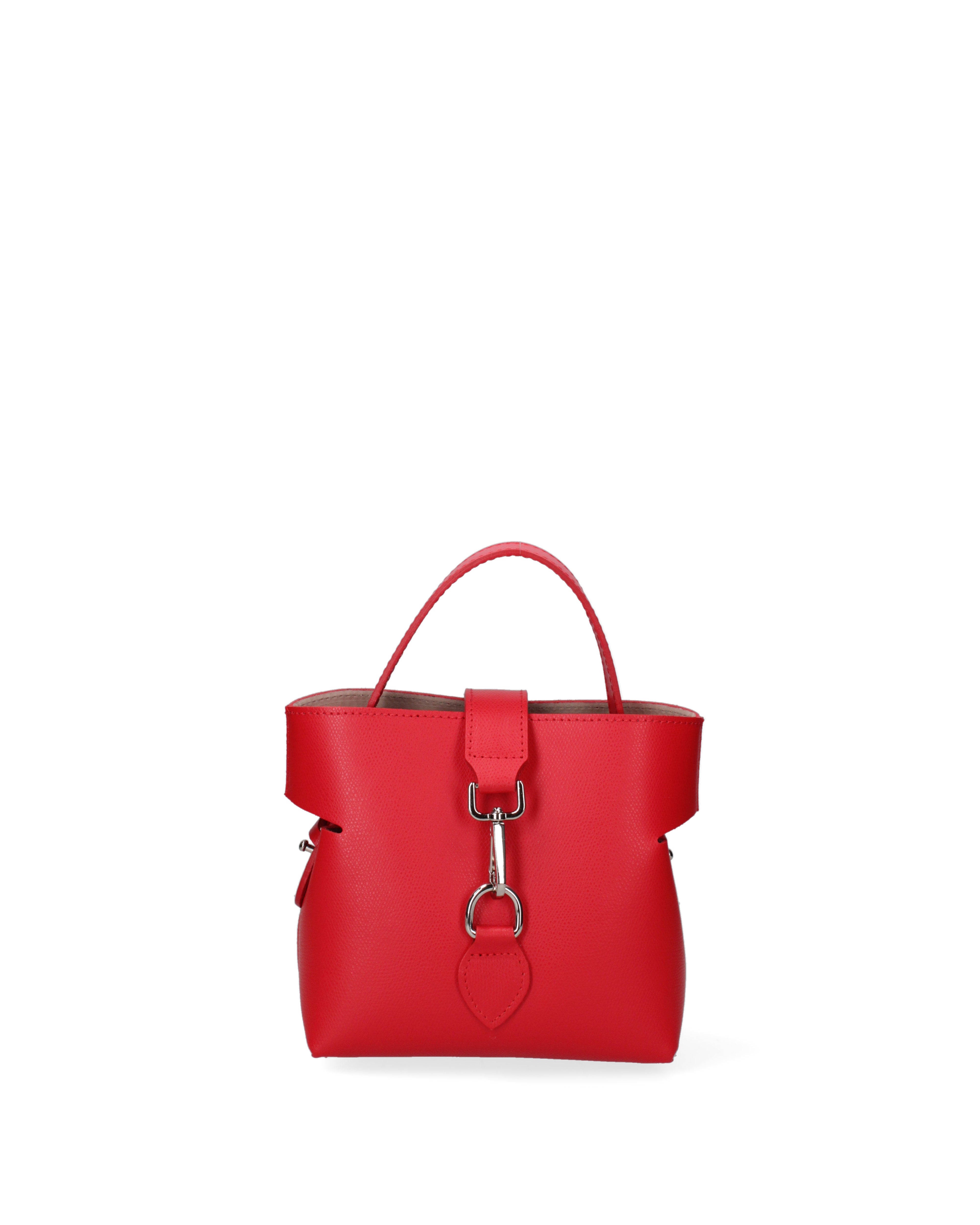 Borsa a mano da donna In Vera pelle | Gave Lux | GLX220738023FBG-PL58_ROSSO_FUOCO