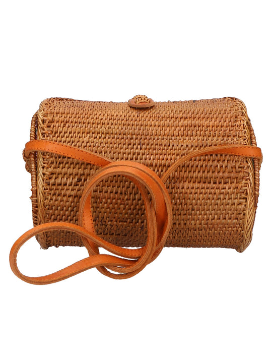 Lavinia Borsa a tracolla da Donna in Rattan