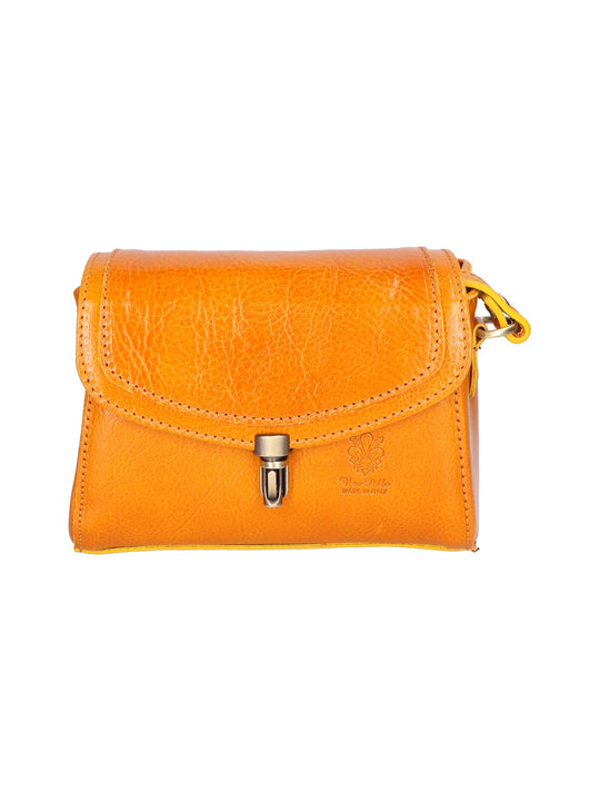 Borsa a tracolla da donna In Vera pelle | gave lux | GLX220711823FBG-GIALLO