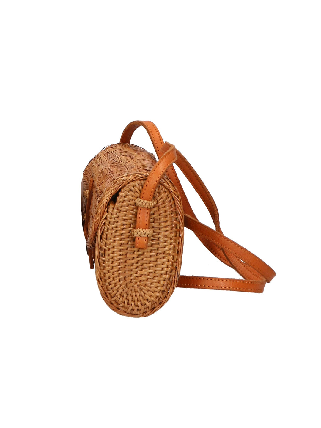 Laurentina Women's Rattan Shoulder Bag