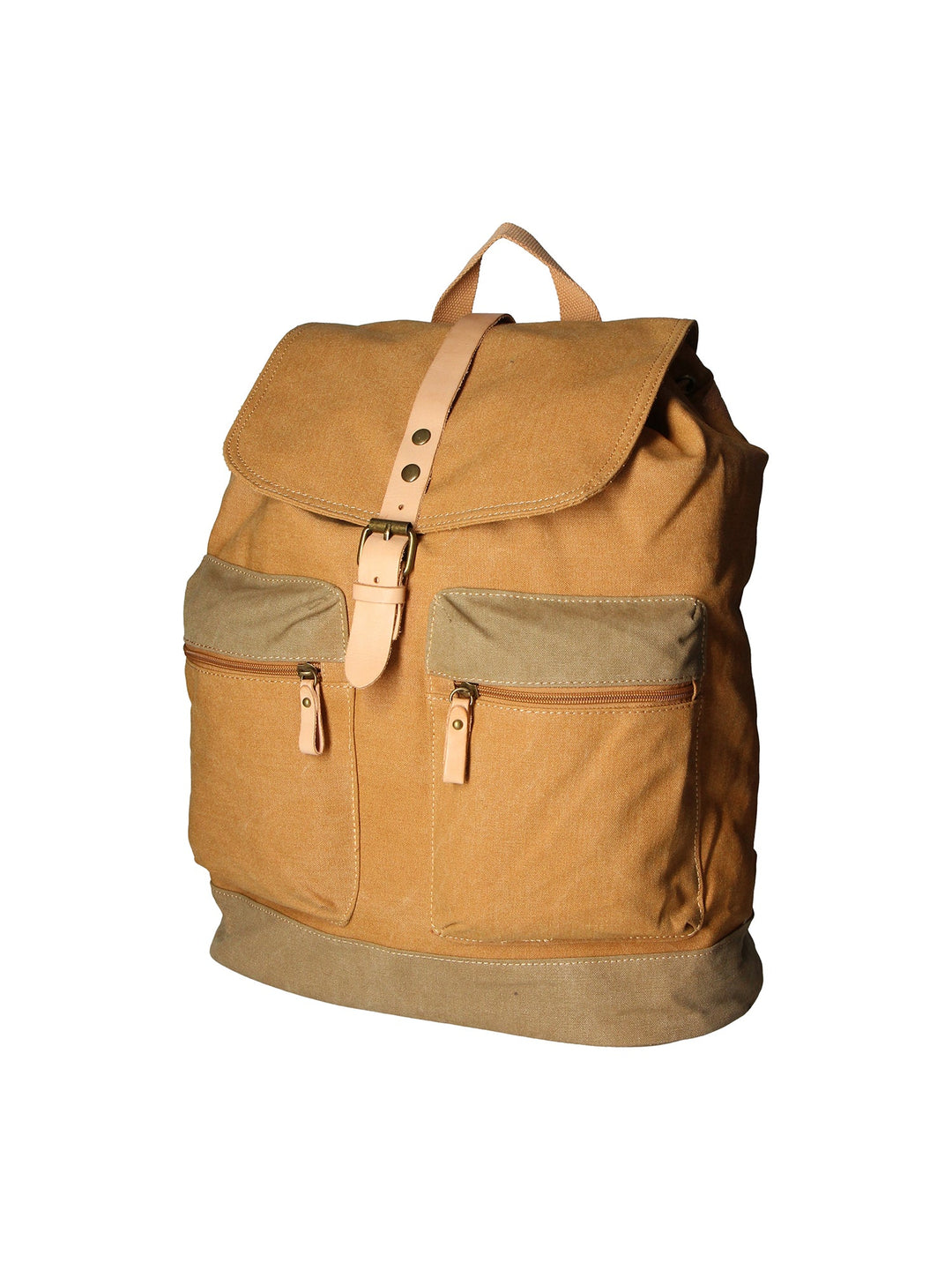 Mavi’ Zaino unisex in Canvas e pelle