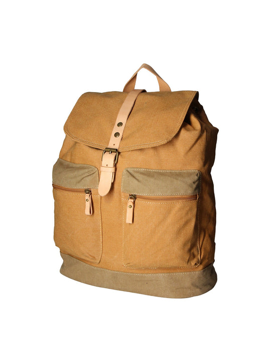 Mavi’ Zaino unisex in Canvas e pelle