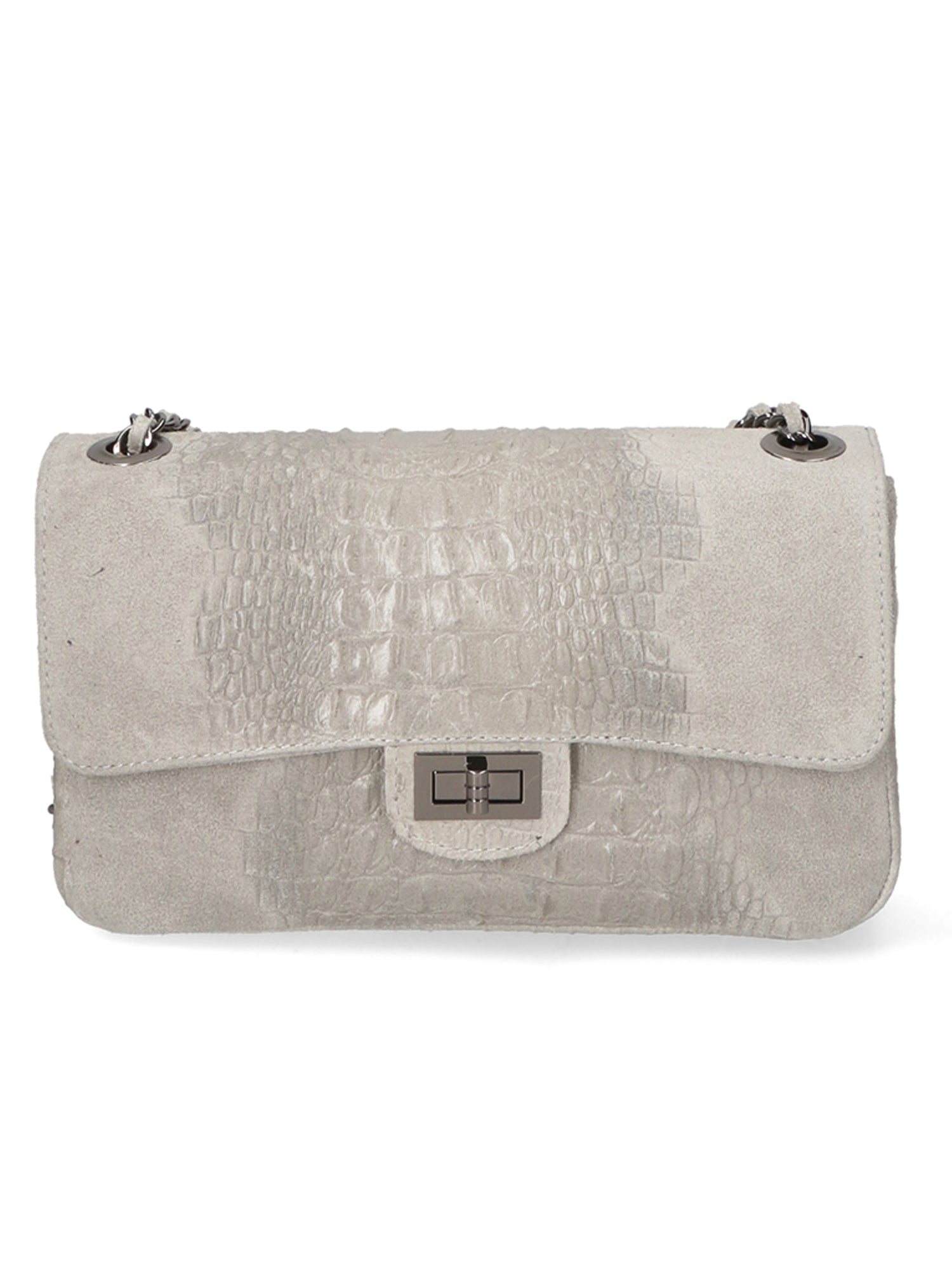 borsa a spalla da Donna in Vera Pelle | Gave Lux | GLX228004523FBG-GRIGIO