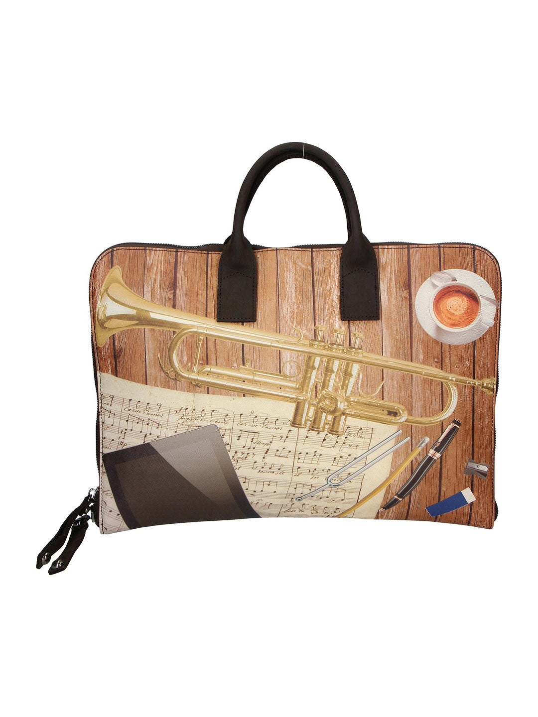Borsa a mano unisex in Vera Pelle | Gave Lux | GLX22ZG300723FBG-MUSICA