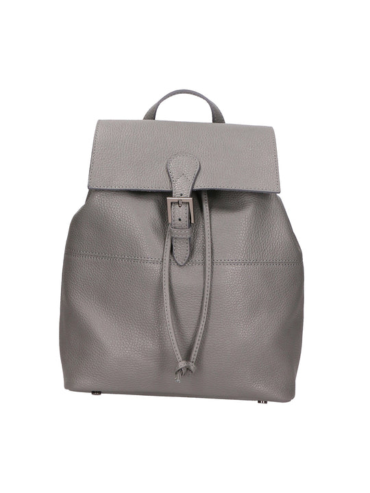 Zaino da Donna in Vera Pelle | Gave Lux | GLX220685523FBG-D27_GRIGIO_SCURO_DARK_GREY