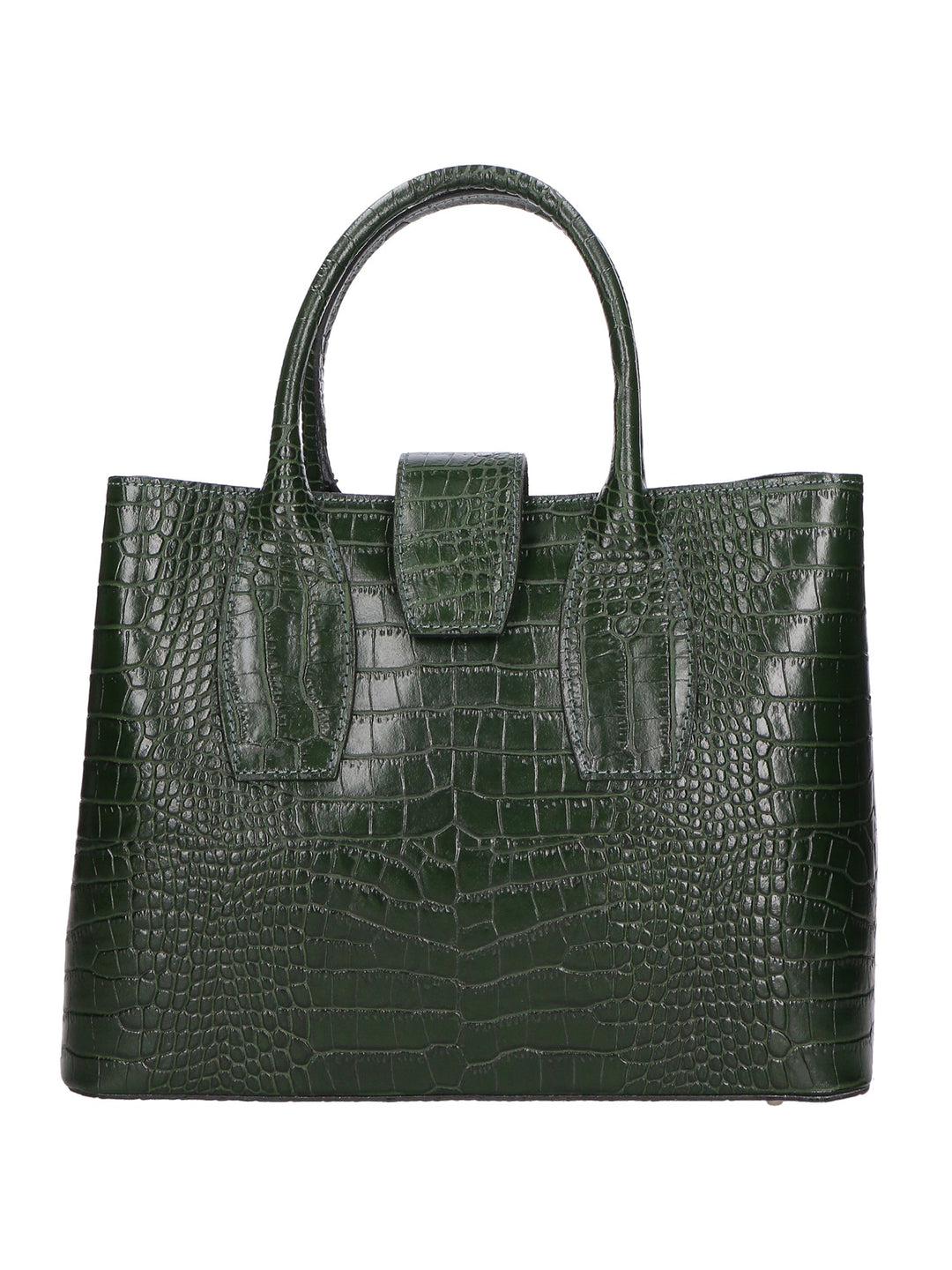 Borsa a mano da Donna in Vera Pelle | Gave Lux | GLX220654223FBG-VERDE_SCURO