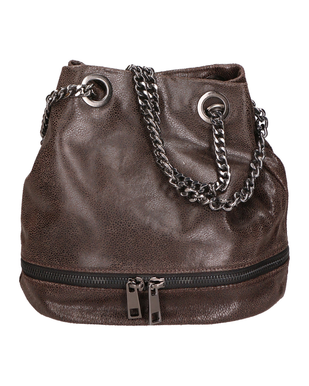 Borsa a spalla da donna In Vera pelle | gave lux | GLX22113123FBG-T.MORO