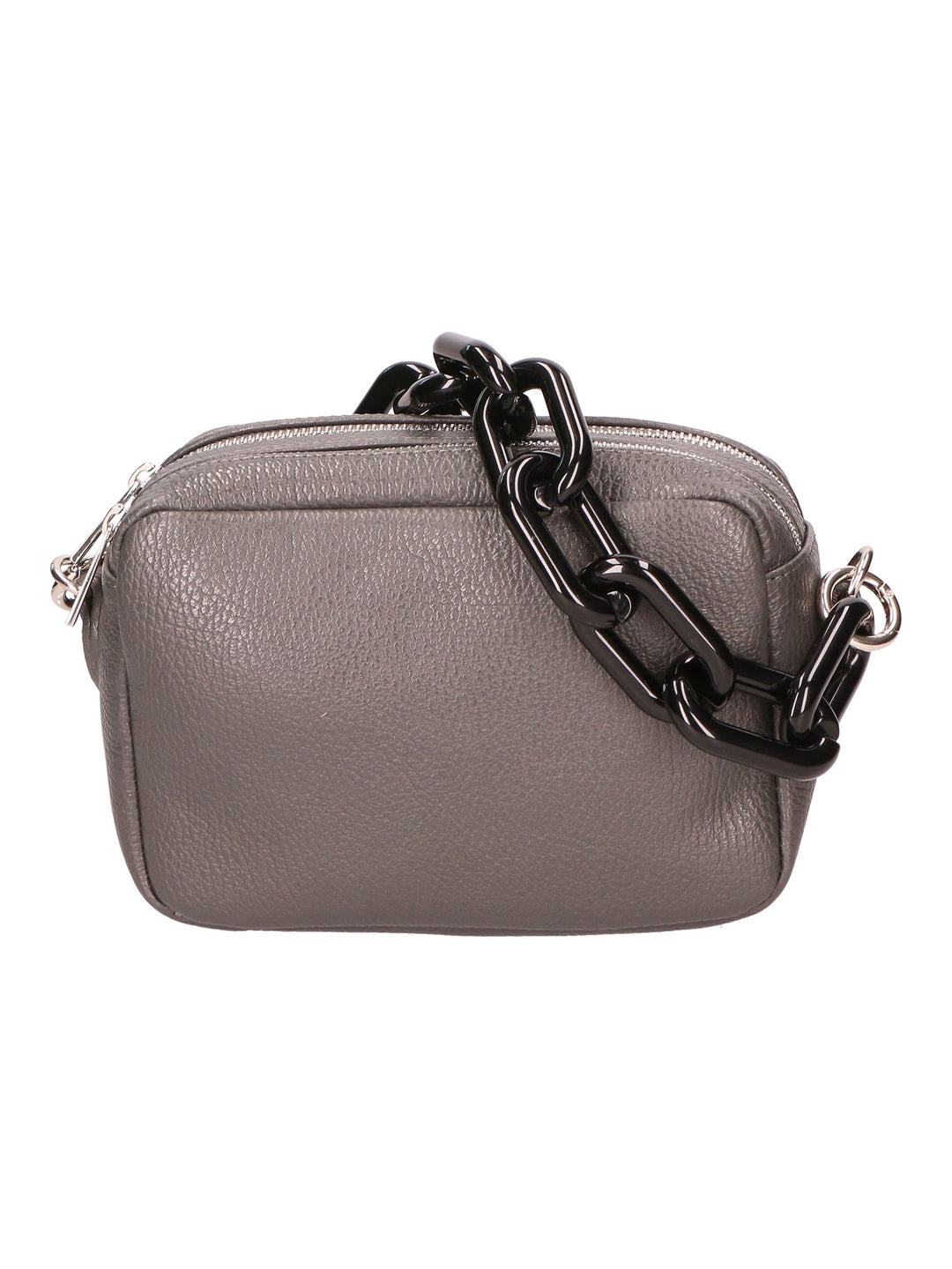 Borsa a spalla da Donna in Vera Pelle | Gave Lux | GLX220570623FBG-D27_GRIGIO_SCURO_DARK_GREY