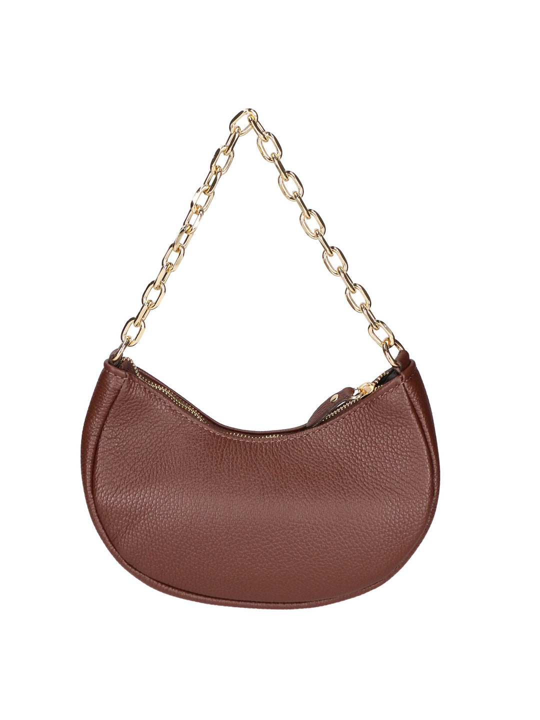 Borsa a spalla da Donna in Vera Pelle | Gave Lux | GLX220651123FBG-D223_CIOCCOLATO