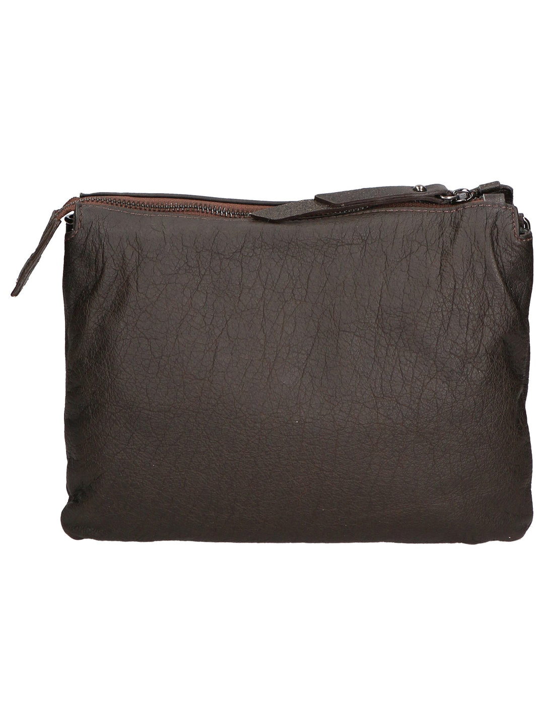 Borsa a tracolla da Donna in Vera Pelle | Gave Lux | GLX22656423FBG-T.MORO_DARK_BROWN