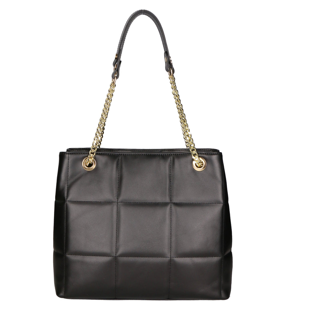 Borsa a mano da Donna in Vera Pelle | Gave Lux | GLX220621723FBG-S28_NERO