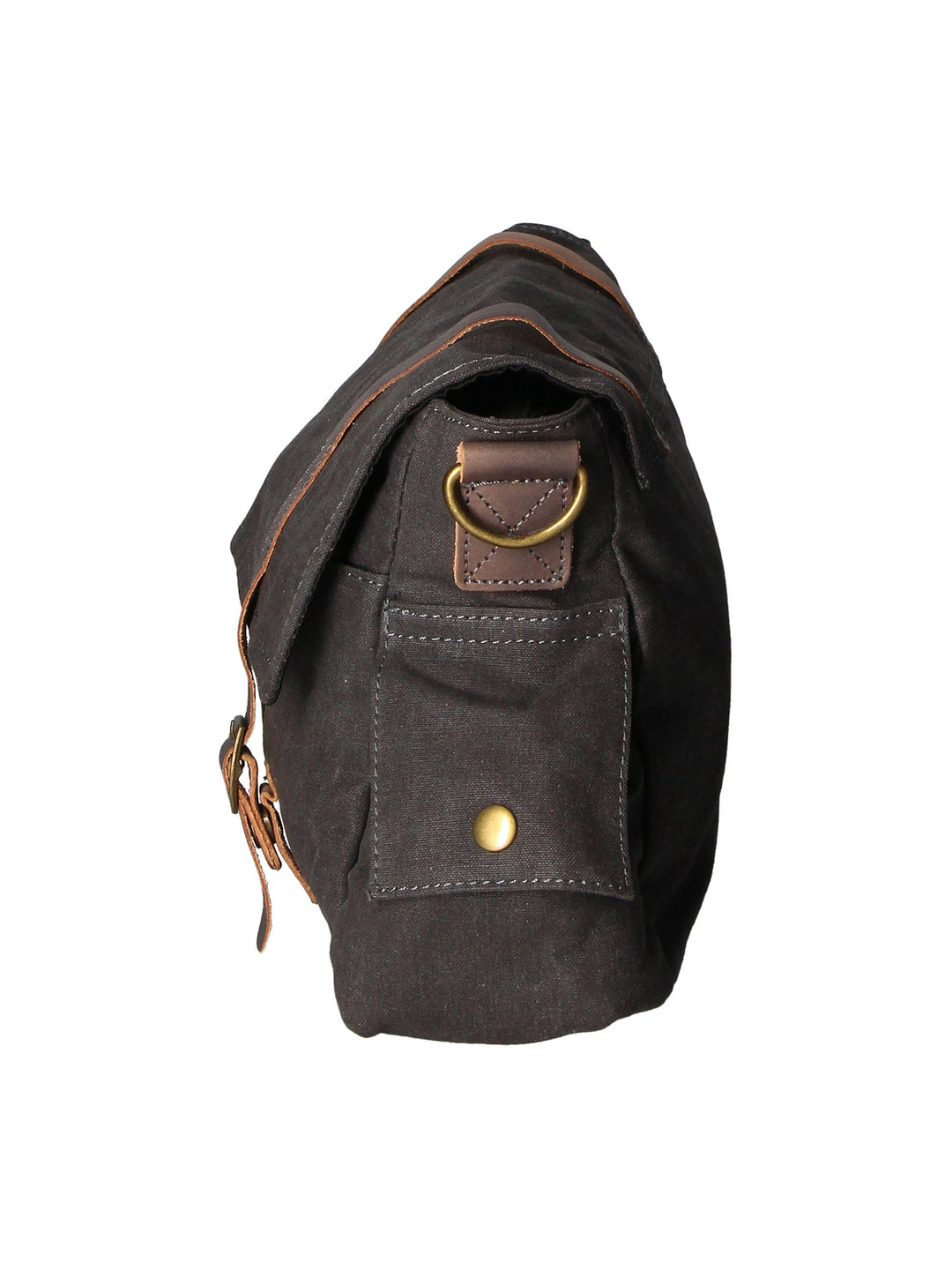 Mina Unisex-Umhängetasche aus Canvas und Leder