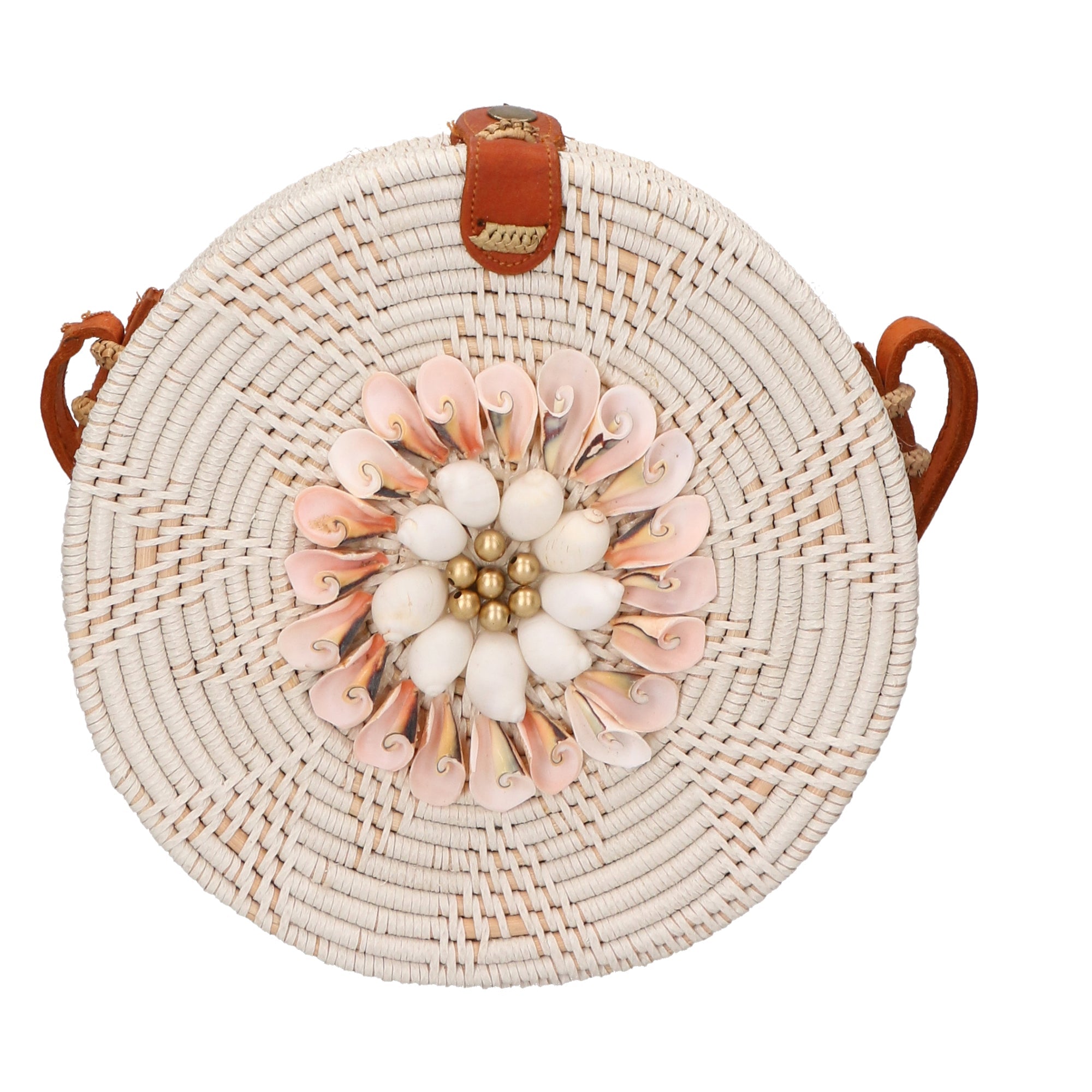 Borsa a tracolla da Donna in Paglia Intrecciata a mano | Gave Lux | GLX228812023FBG-SANDRA