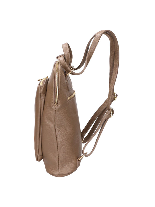 Vivenzia zaino da Donna in Vera Pelle