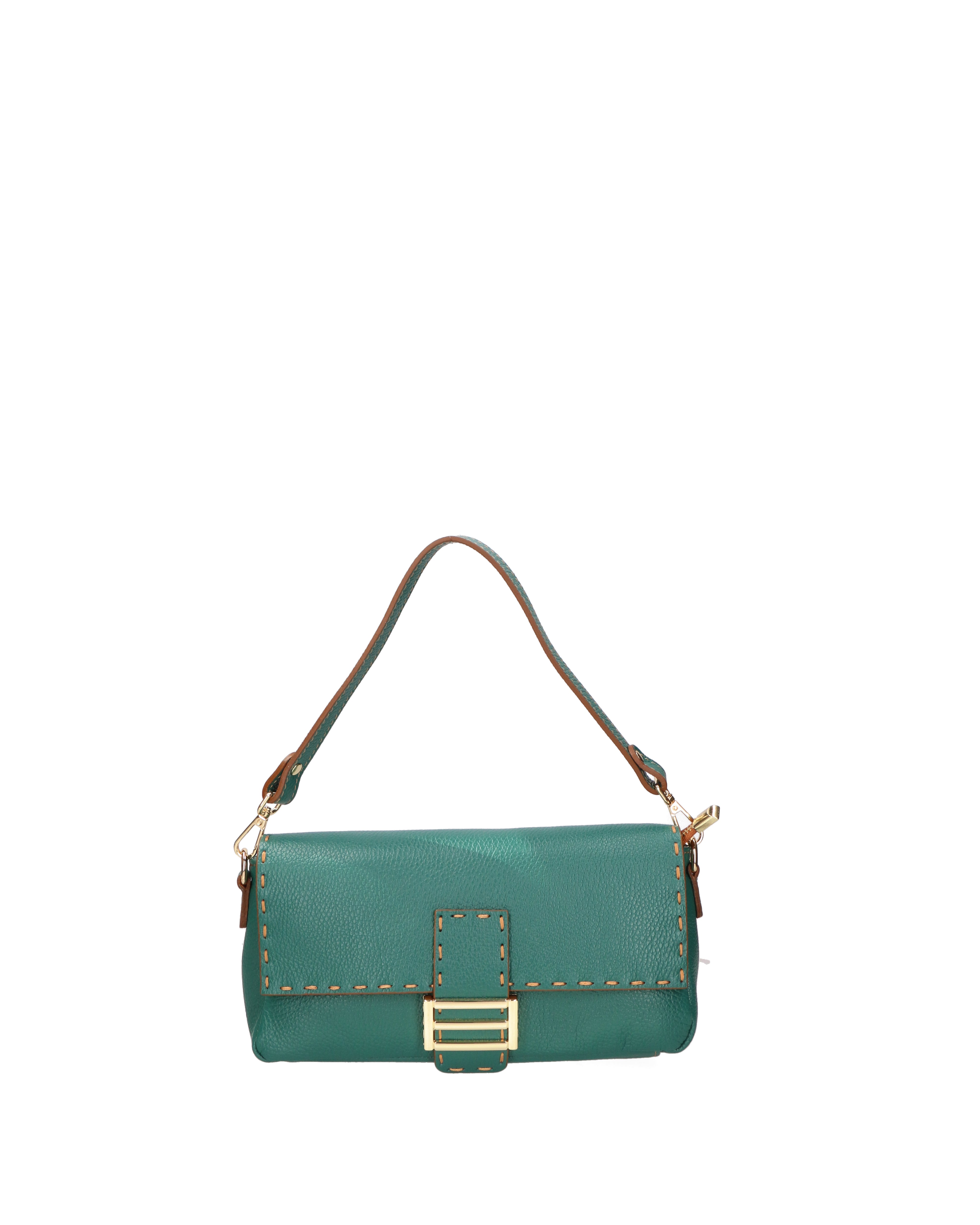 borsa a spalla da Donna in Vera Pelle | gave lux | GLX220686923FBG-D91_PAVONE